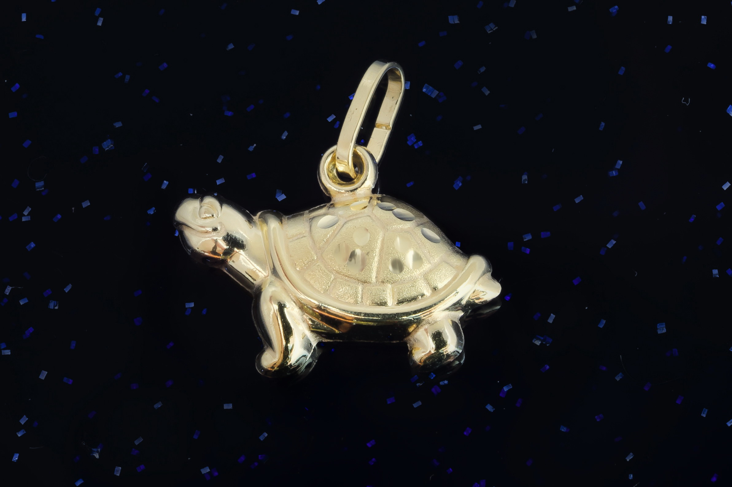 Zlatý přívěsek želva P099, Au 585/1000 14kt, 0,55g